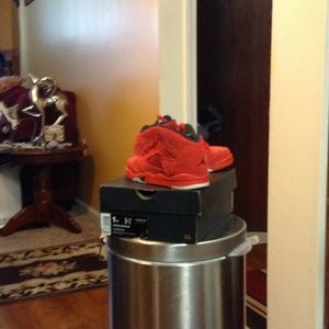 Red toddler Jordan 5s